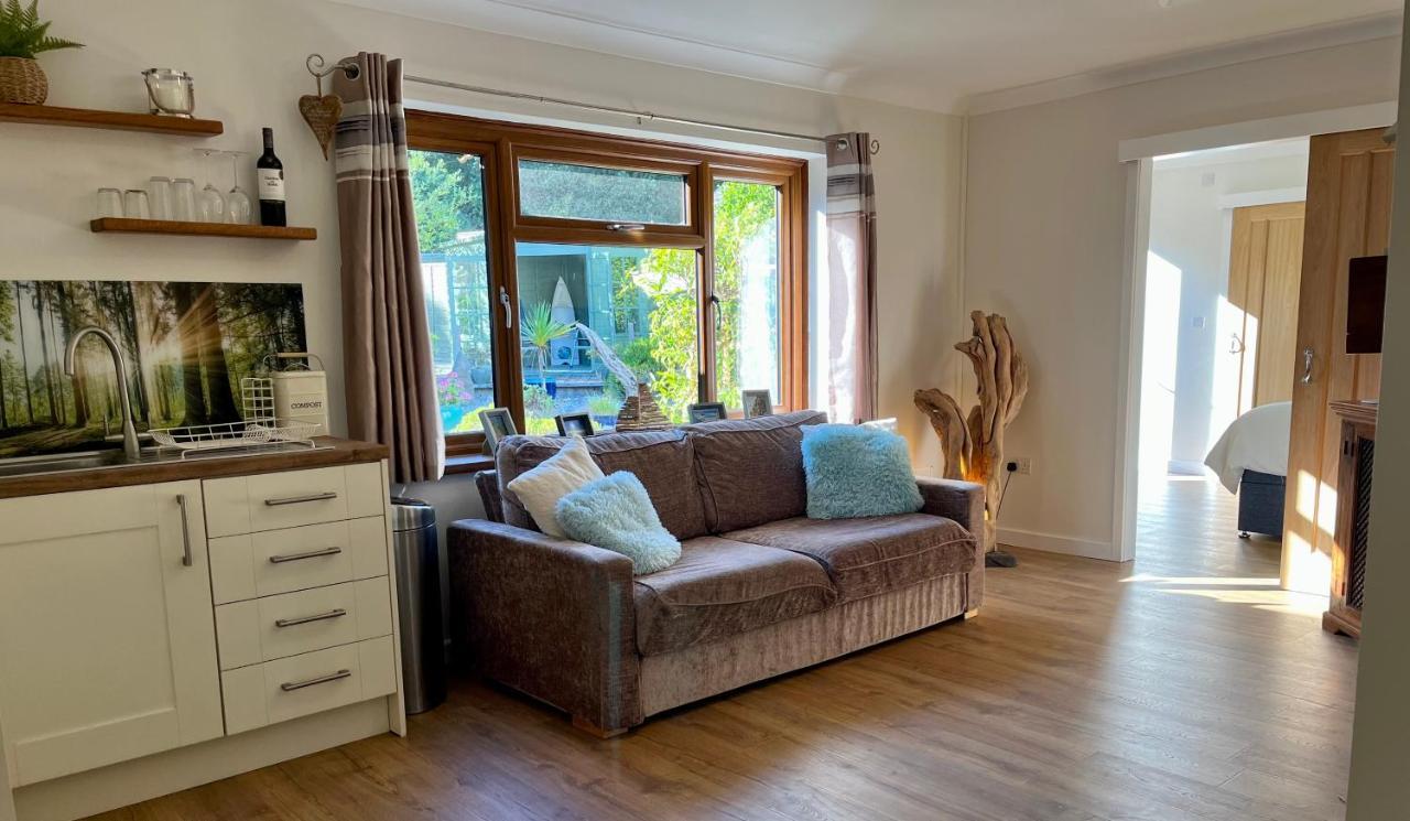 Coastal Garden Annex With Log Fire & Summer House Aberporth Esterno foto