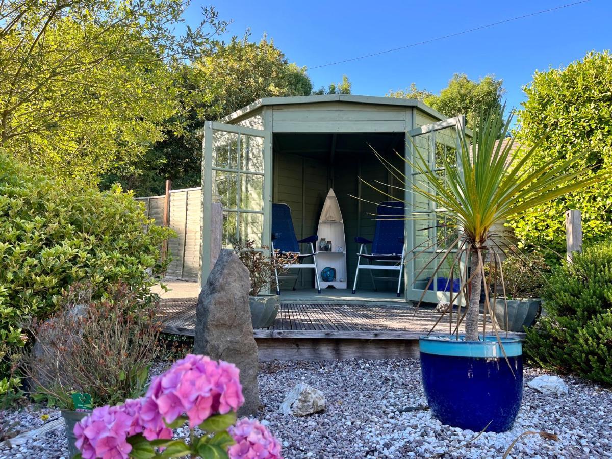 Coastal Garden Annex With Log Fire & Summer House Aberporth Esterno foto